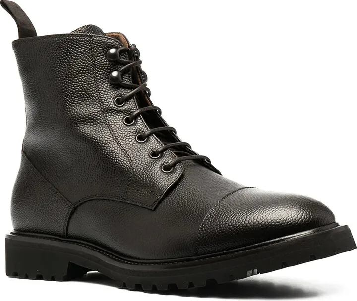 Ankle-Length Lace-Up Boots - Image 2