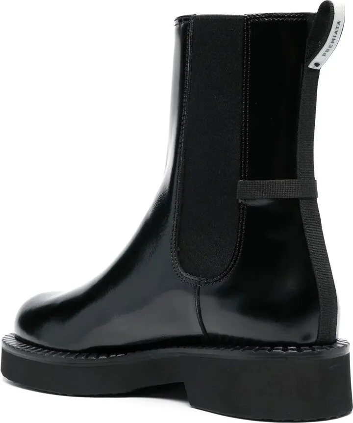 Ankle-Length Leather Boots - Image 3