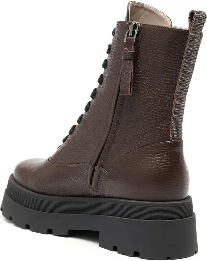Ankle-Length Leather Boots - Image 3