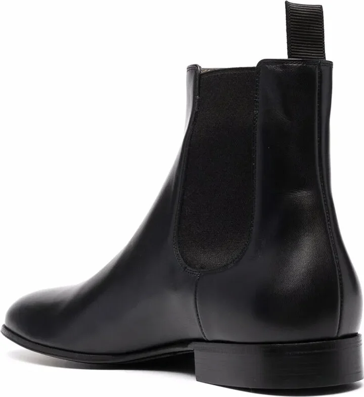ankle-length leather Chelsea boots - Image 3