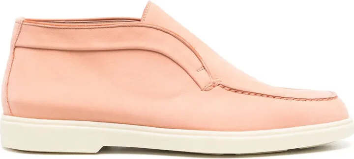 Ankle-Length Leather Loafers