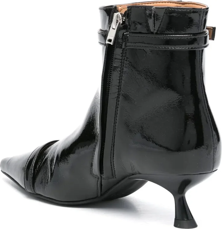 Ankle Length Pointed Toe Boots - Image 3