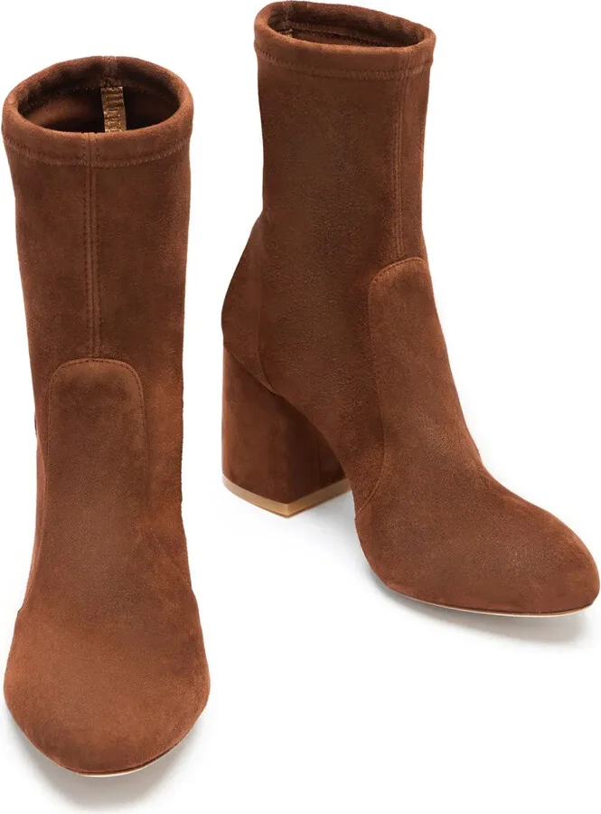 Ankle-Length Suede Boots - Image 4