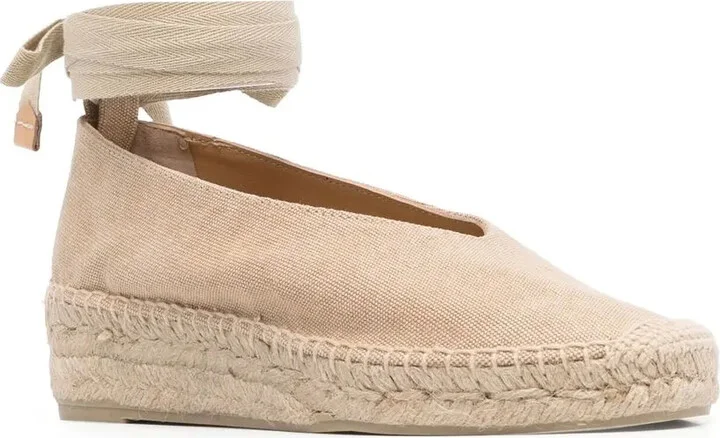 Ankle-Strap Almond-Toe Espadrilles - Image 2