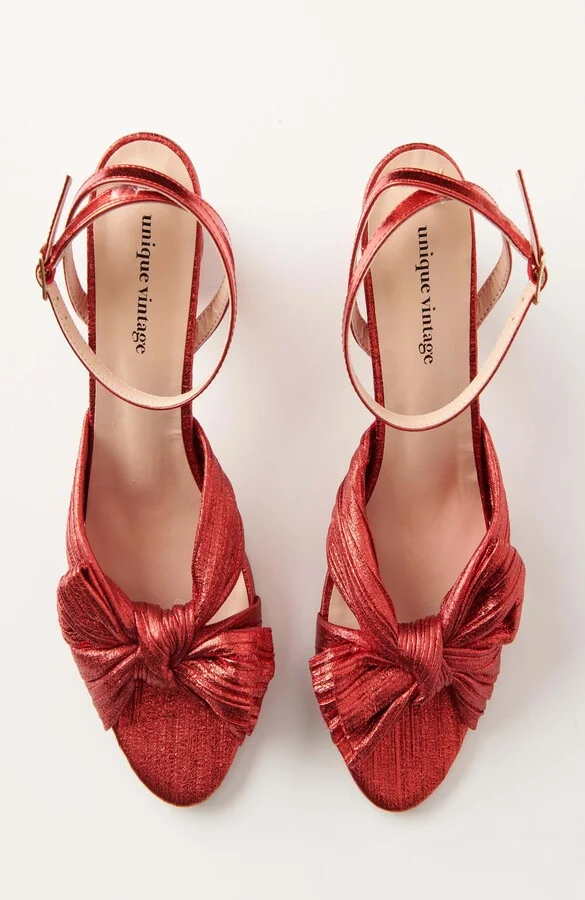 Ankle Strap Bow Heels - Image 2