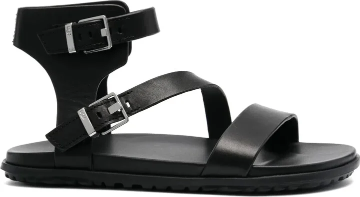 Ankle-Strap Buckle Sandals