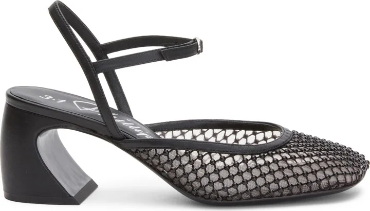 Ankle Strap Crescent Heel Pump - Image 2