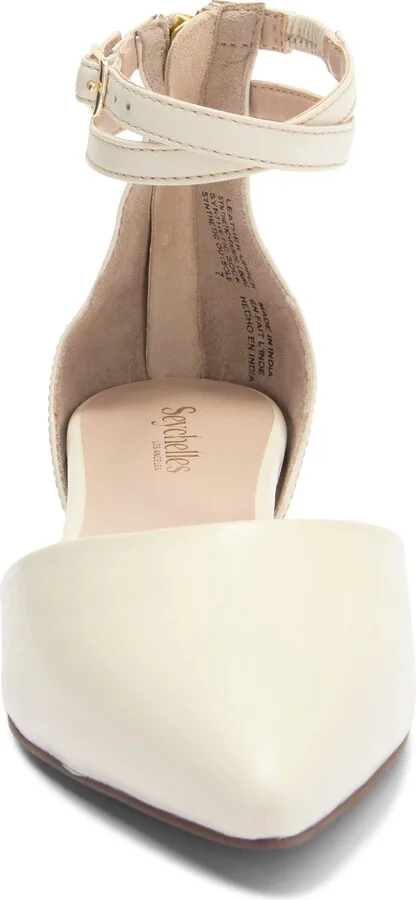 Ankle Strap d'Orsay Pointed Toe Flat - Image 7
