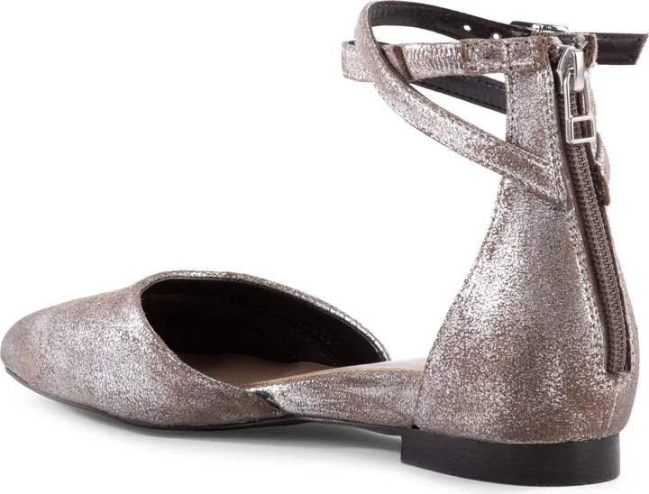 Ankle Strap d'Orsay Pointed Toe Flat - Image 2