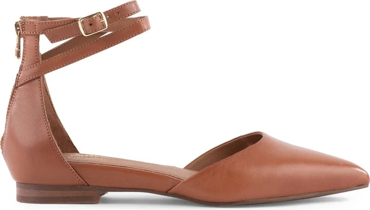 Ankle Strap d'Orsay Pointed Toe Flat - Image 7