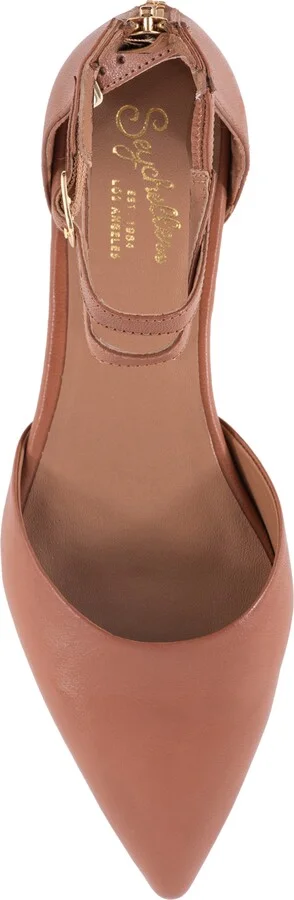 Ankle Strap d'Orsay Pointed Toe Flat - Image 8