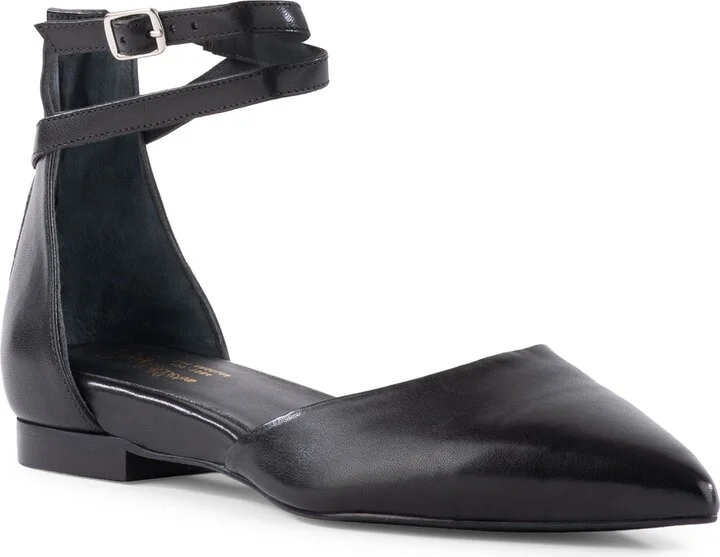 Ankle Strap d'Orsay Pointed Toe Flat