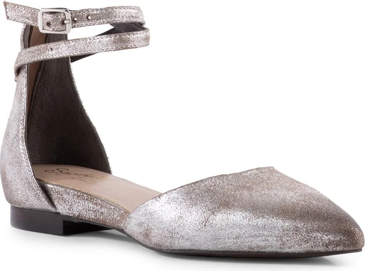 Ankle Strap d'Orsay Pointed Toe Flat