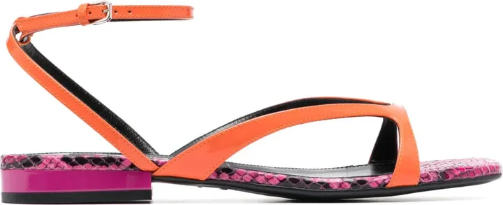 Ankle-Strap Flat Sandals
