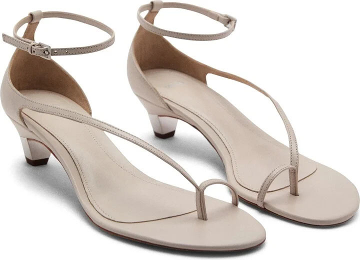 Ankle Strap Kitten Heel Sandal
