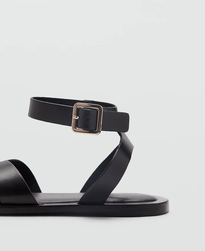 Ankle Strap Leather Sandal - Image 4