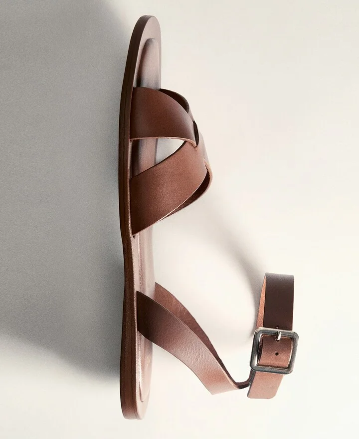 Ankle Strap Leather Sandal - Image 9