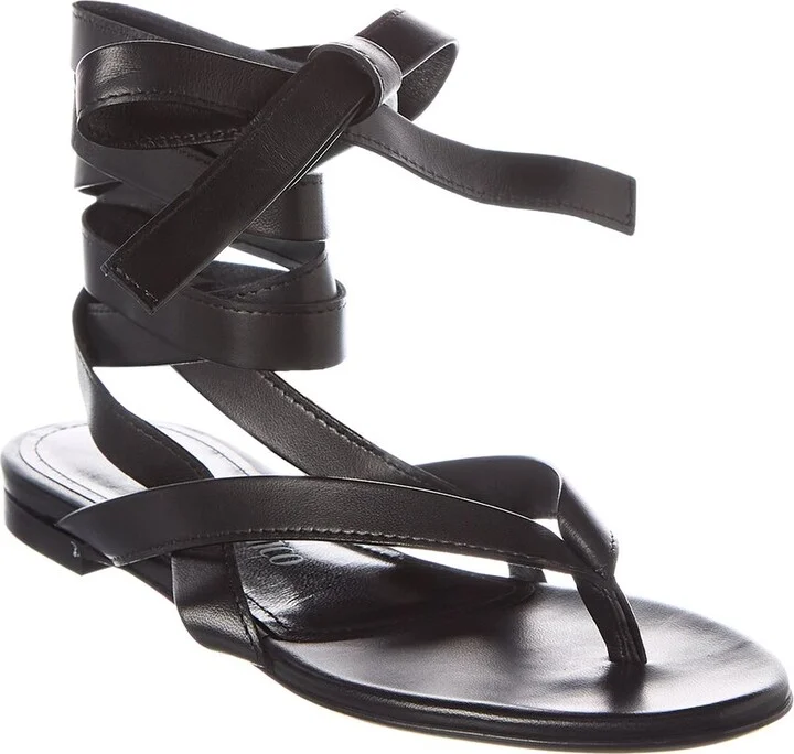 Ankle Strap Leather Sandal