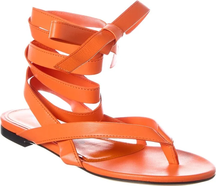 Ankle Strap Leather Sandal