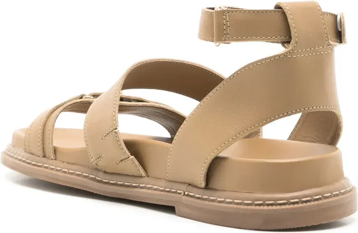Ankle-Strap Leather Sandals - Image 3