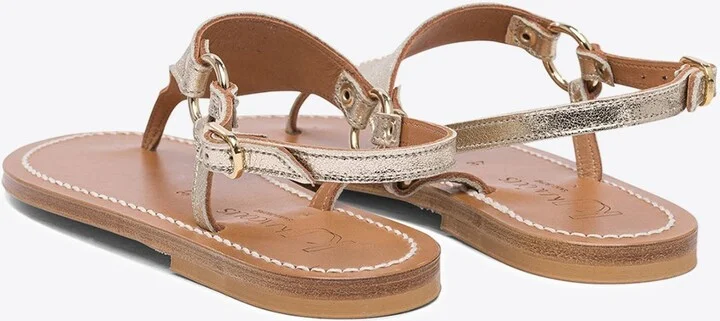 Ankle-Strap Leather Sandals - Image 3