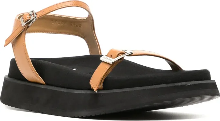 Ankle-Strap Leather Sandals - Image 2