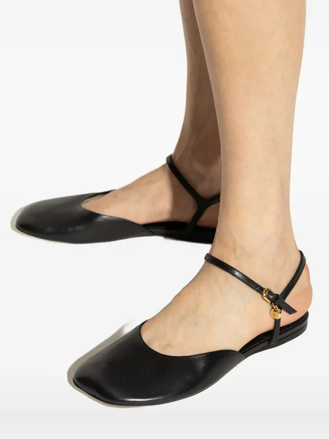 Ankle-Strap Leather Trainers - Image 5