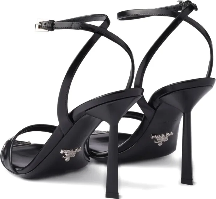 Ankle-Strap Metal-Buckle Sandals - Image 4