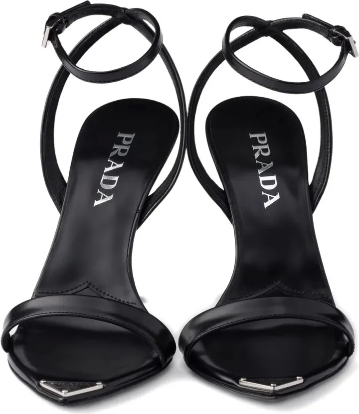 Ankle-Strap Metal-Buckle Sandals - Image 5