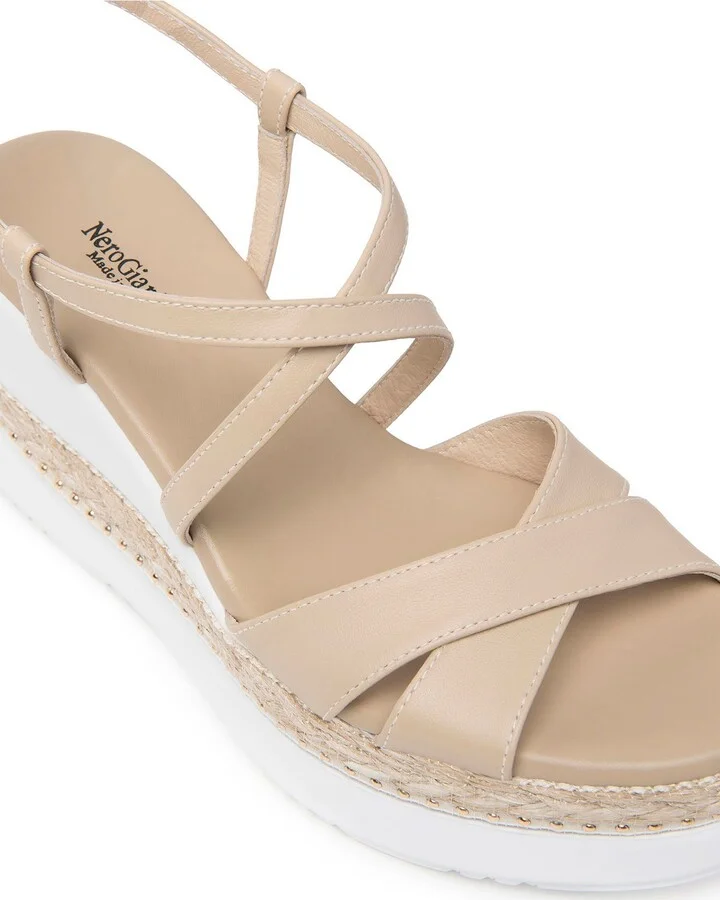 Ankle Strap Platform Wedge Sandal - Image 10