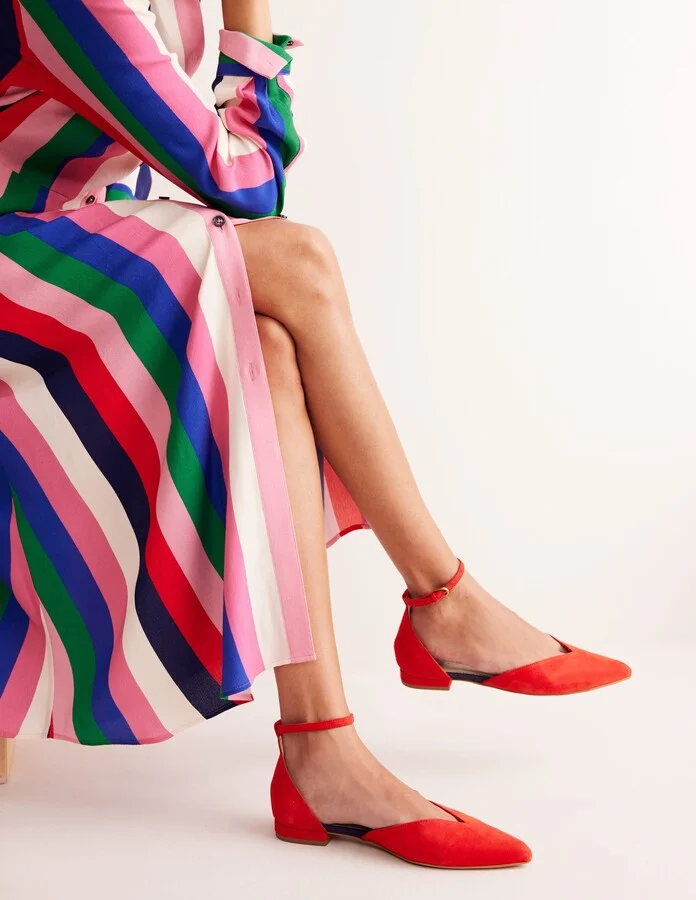 Post Box Red Suede
