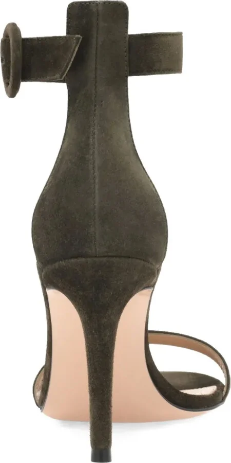 Ankle-Strap Suede Sandals - Image 3