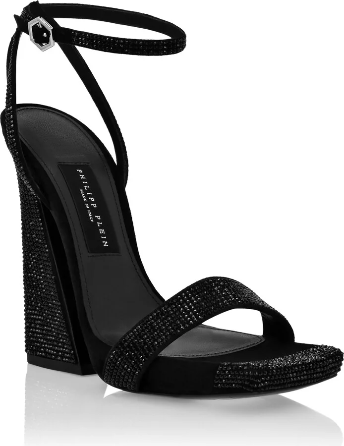 Ankle Strap Suede Sandals