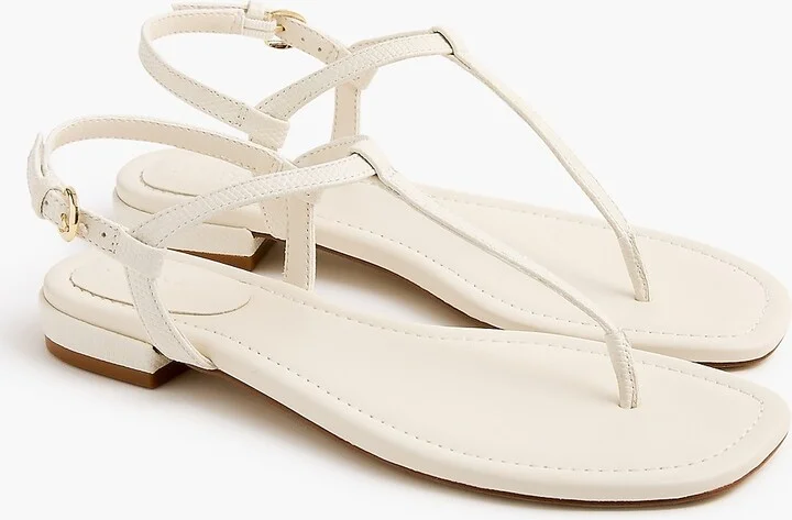 Ankle-strap thong sandals