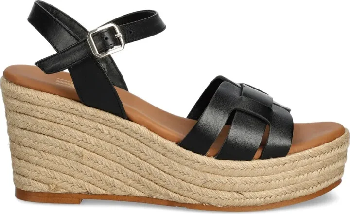 Ankle-Strap Wedge Sandals