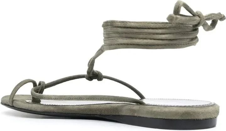 Ankle-Tie Flat Sandals - Image 3