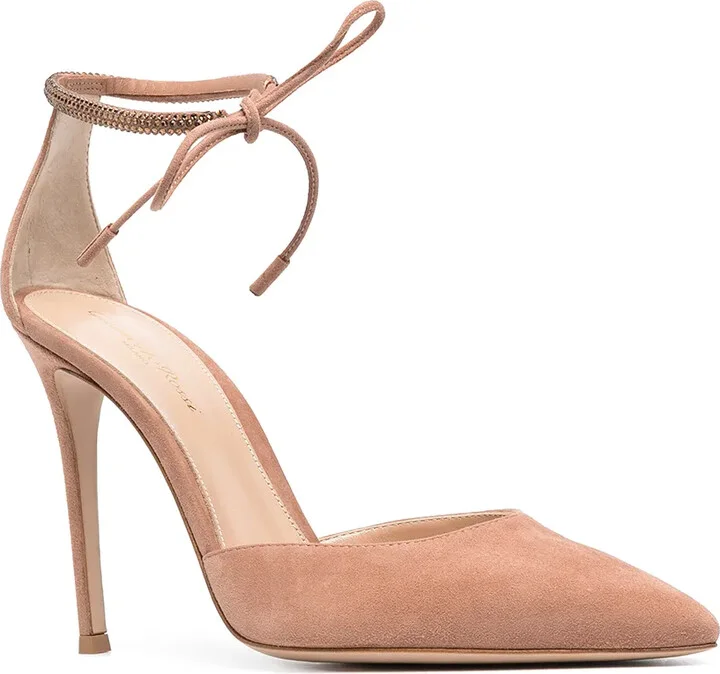 Ankle-Tie Pointed Pumps - Image 2