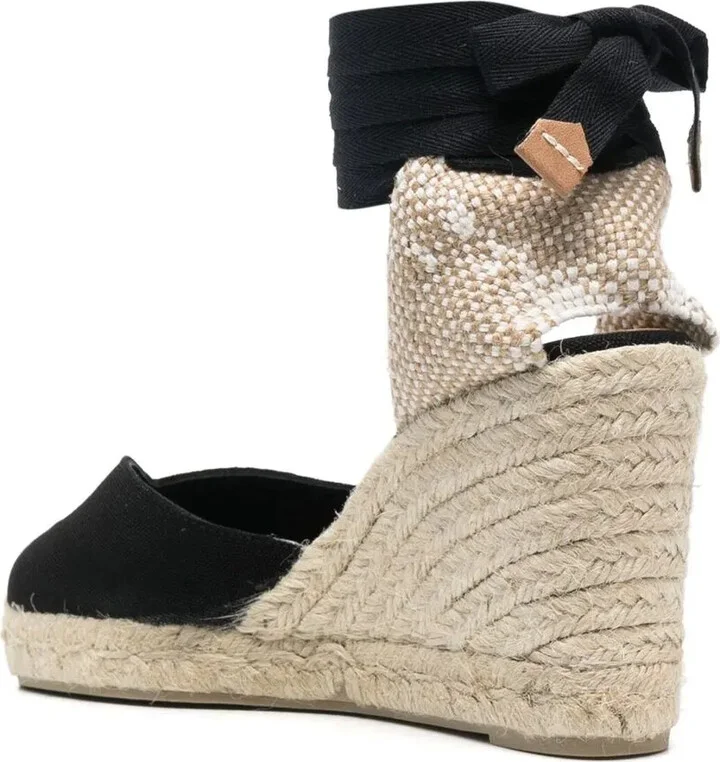 Ankle-Tied Espadrille Wedges - Image 3