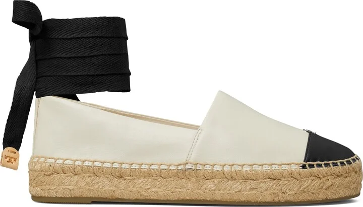 Ankle Wrap Cap Toe Platform Espadrille - Image 7