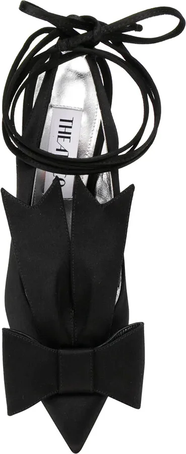 Ankle-Wrap Satin Pumps - Image 4