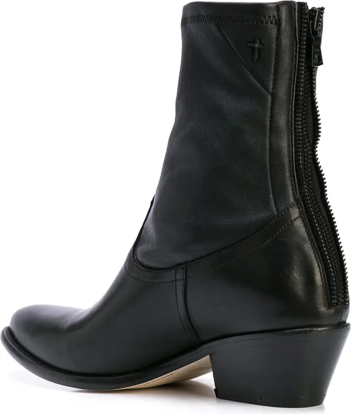Ankle Zipped Boots - Image 3