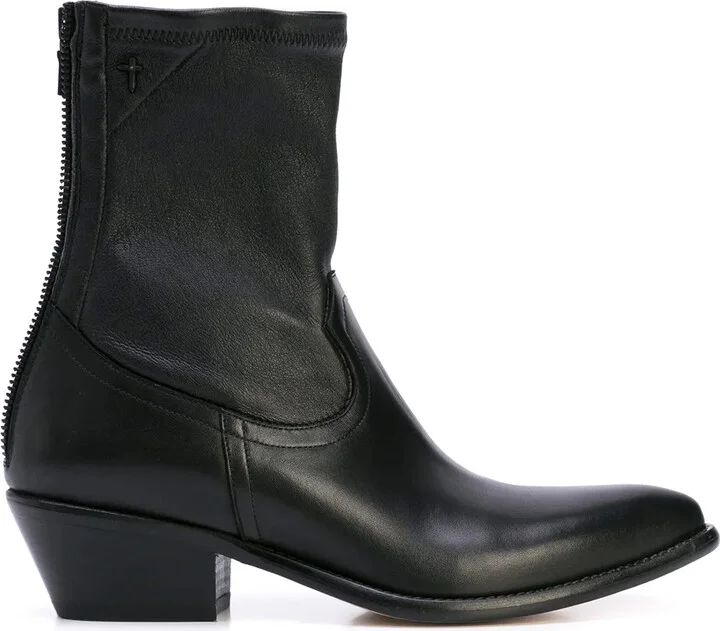 Ankle Zipped Boots