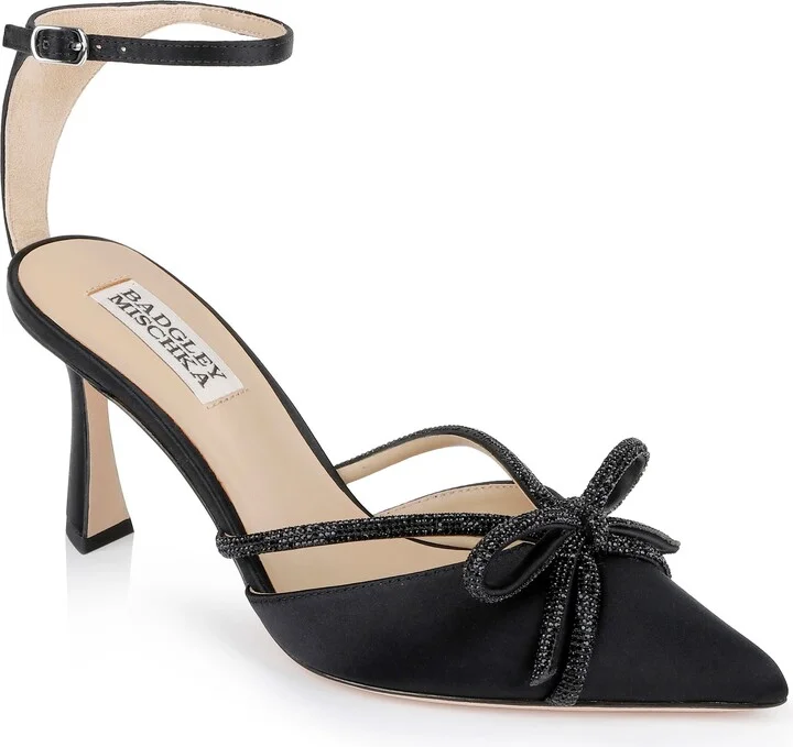 Ann Ankle Strap Pointed Toe Pump