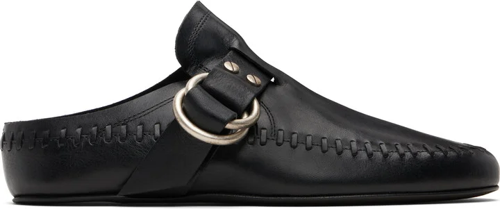 Ann Demeulemeester Black Ande Soft Shade Slip-on Loafers