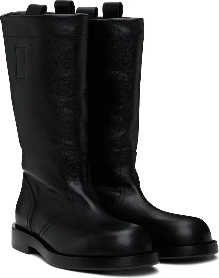 Ann Demeulemeester Black Bente Boots - Image 4