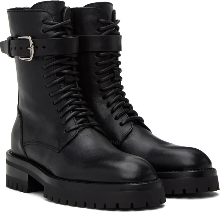 Ann Demeulemeester Black Cisse Boots - Image 4
