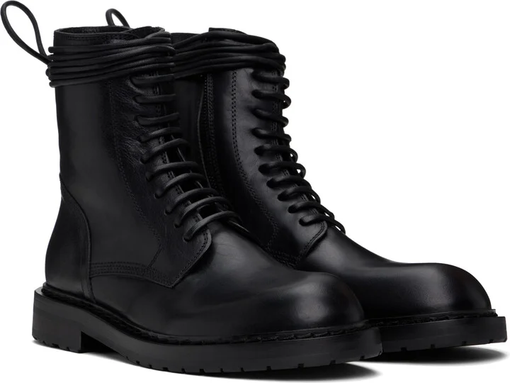 Ann Demeulemeester Black Danny Ankle Boots - Image 4