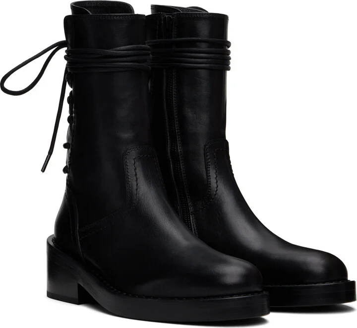 Ann Demeulemeester Black Henrica Boots - Image 4