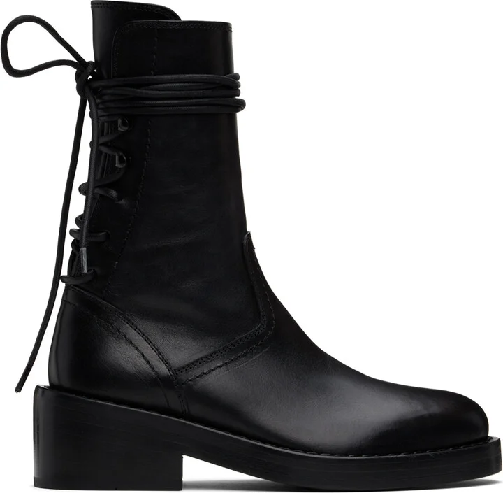 Ann Demeulemeester Black Henrica Boots