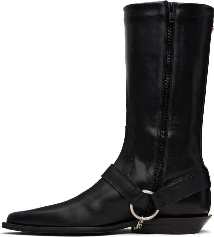 Ann Demeulemeester Black Junius Boots - Image 3
